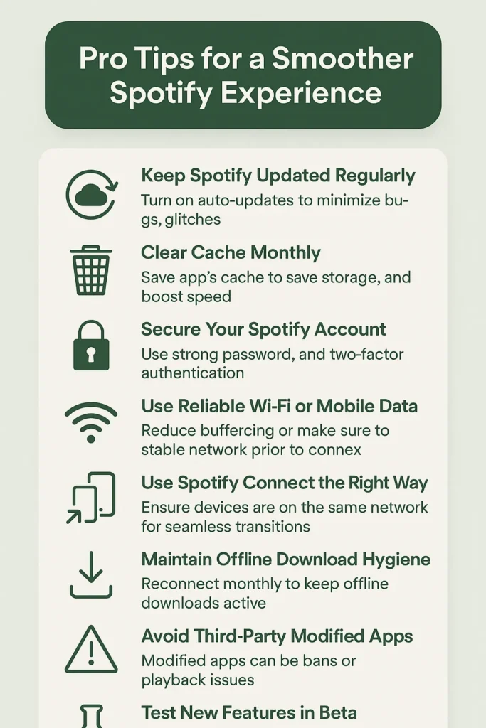 Pro Tips for a Smoother Spotify Experience