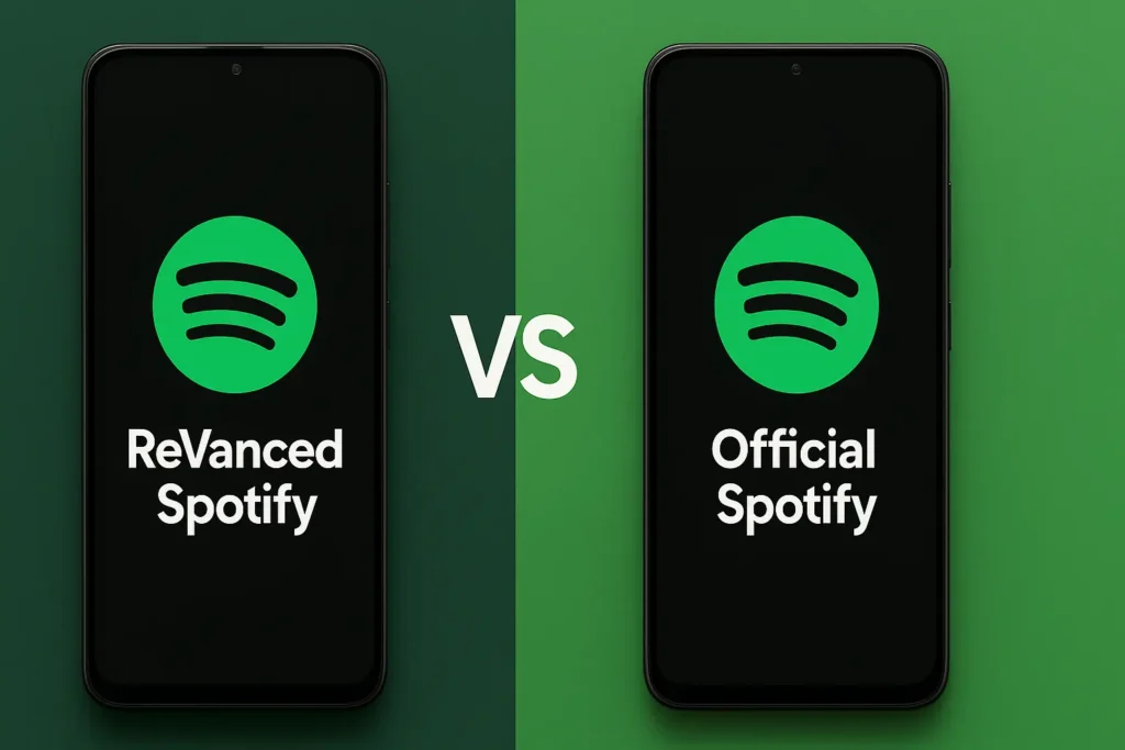 ReVanced Spotify vs Official Spotify