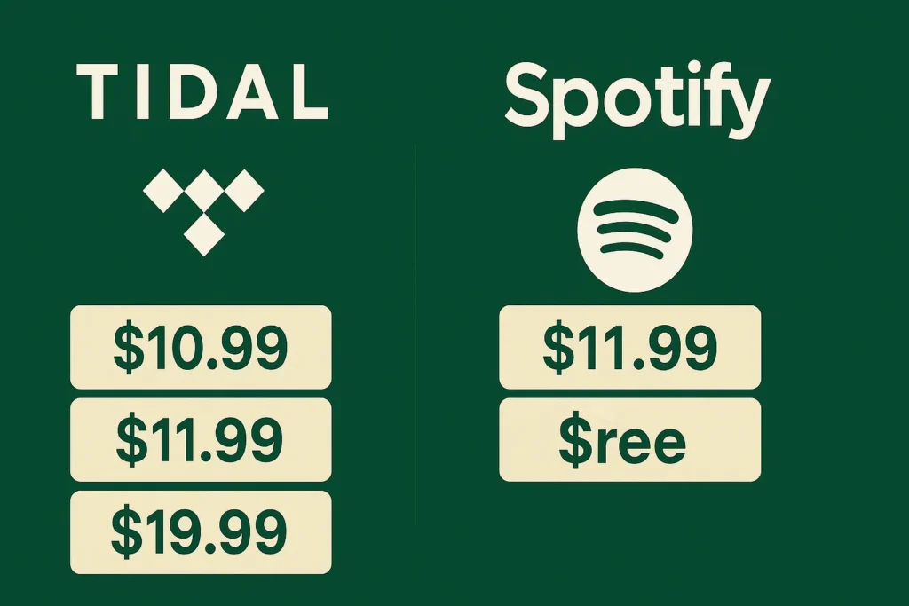 Tidal vs Spotify